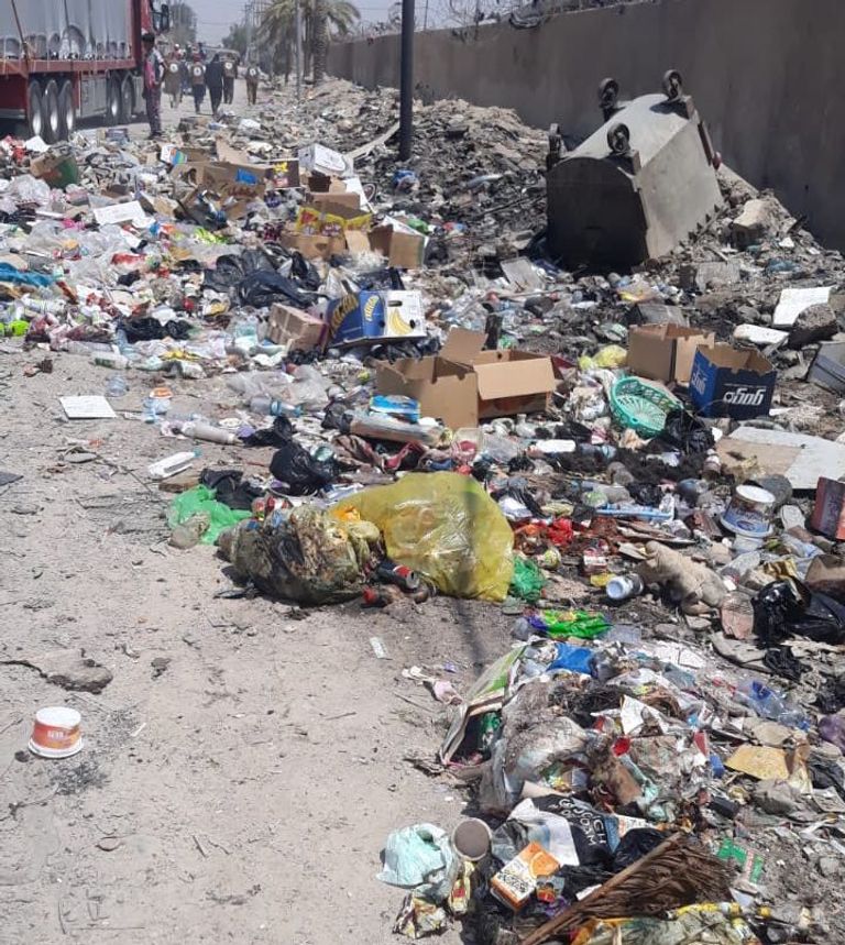 سموم النظام الإيراني تحرم البصرة من مياه شط العرب