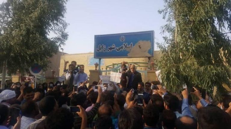 إضراب الشاحنات في إيران 