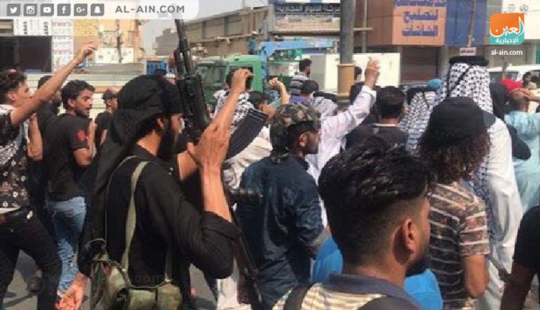 احتجاجات في البصرة ضد المليشيات الإيرانية احتجاجات في البصرة ضد المليشيات الإيرانية