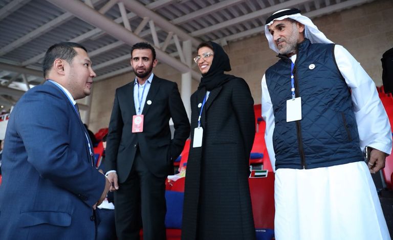 بعثة الإمارات خلال حفل الافتتاح