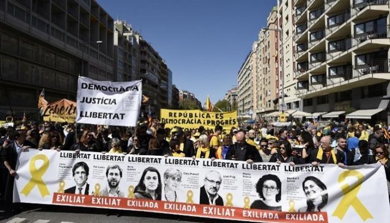 مظاهرات كتالونيا من أجل الاستقلال- أرشيفية