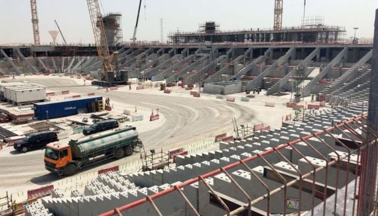 ملاعب قطر تحت الإنشاء لتنظيم كأس العالم 2022 تحت البناء - أرشيفية