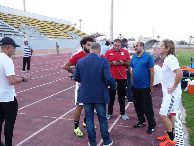 محمد صلاح ينضم لتدريبات منتخب مصر قبل مواجهة النيجر محمد صلاح ينضم لتدريات منتخب مصر