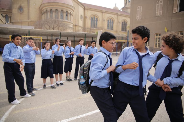 الحملة المناهضة للتنمر تتزامن مع العام الدراسي الجديد في مصر