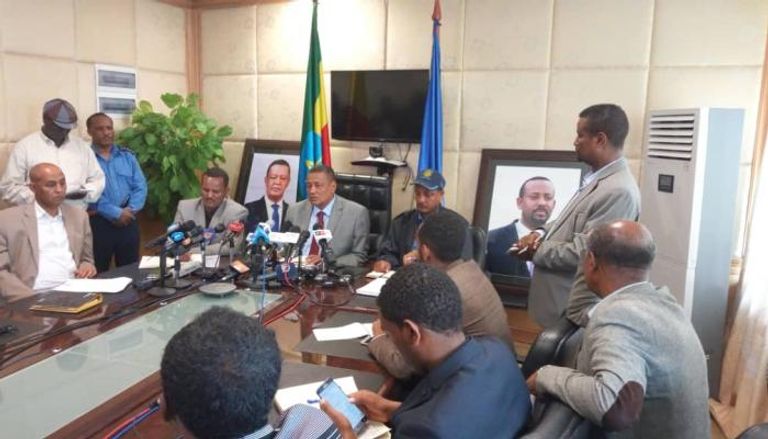 مؤتمر صحفي لمدير الشرطة الفيدرالية الإثيوبية