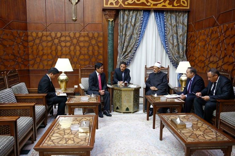 الدكتور أحمد الطيب شيخ الأزهر الشريف رئيس مجلس حكماء المسلمين -أرشيفية