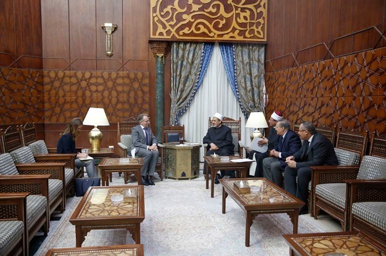 الدكتور أحمد الطيب شيخ الأزهر الشريف رئيس مجلس حكماء المسلمين -أرشيفية