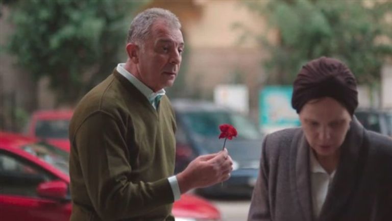 شيرين رضا ومحمود حميدة في مشهد من "فوتوكوبي"