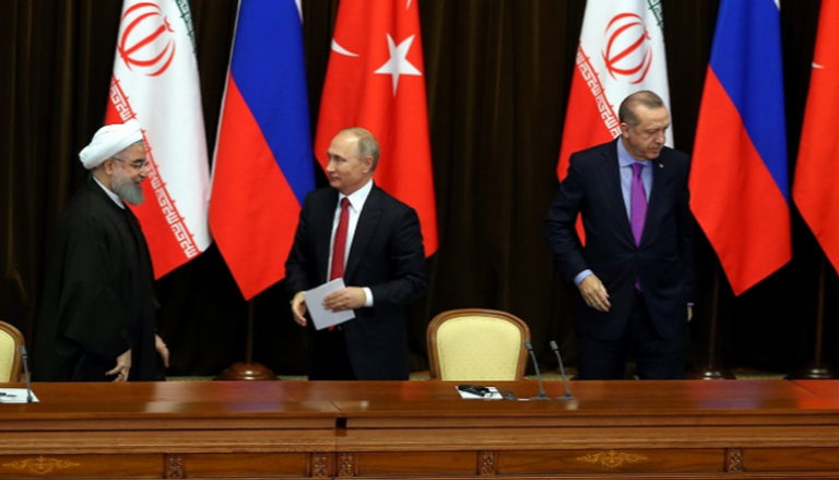 رؤساء تركيا وروسيا وإيران- أرشيفية