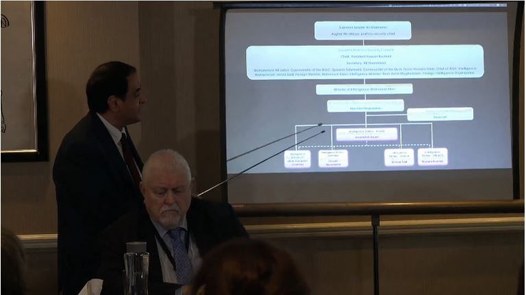 جانب من مؤتمر المقاومة الإيرانية في لندن