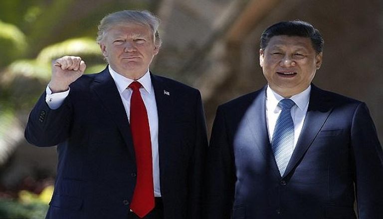 ترامب مع رئيس الصين في لقاء سابق