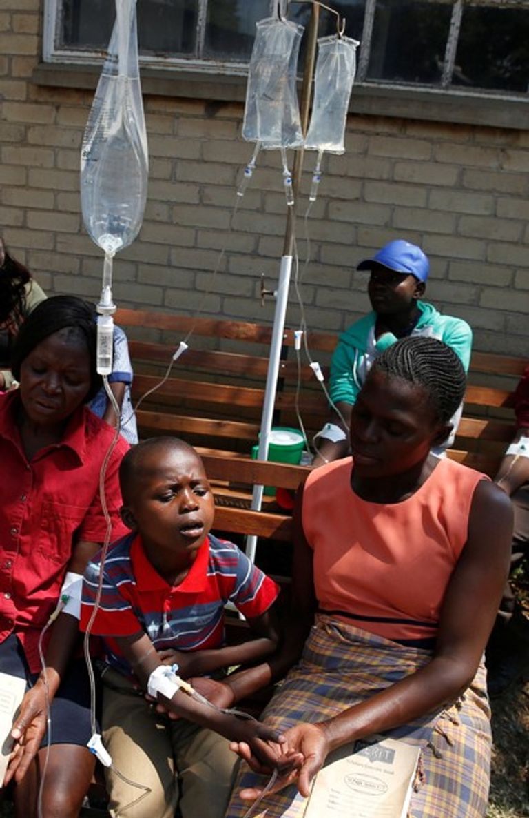 تفشي وباء الكوليرا في زيمبابوي