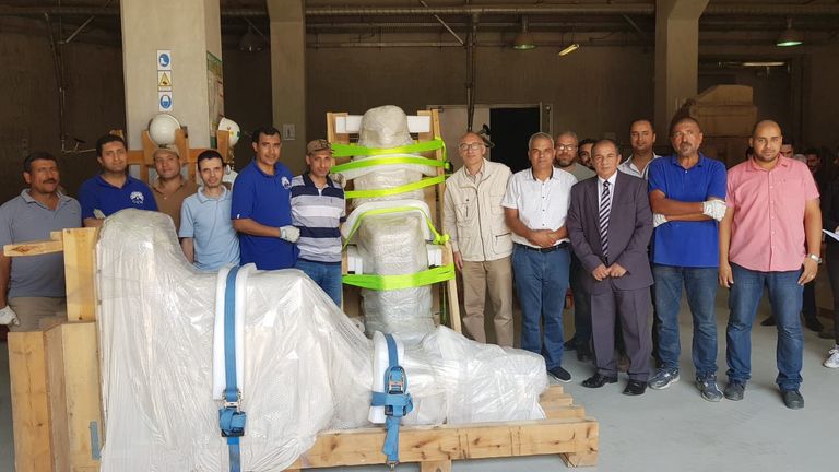 المتحف المصري الكبير يستقبل 71 قطعة أثرية