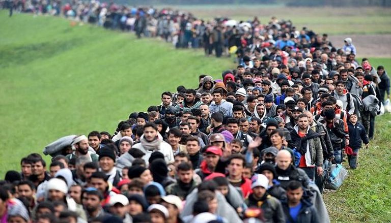 أعداد المهاجرون الوافدون إلى أوروبا برا أكثر 7 مرات في 2018