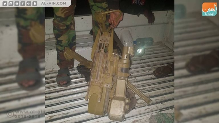  العثور على عدد من الأسلحة والصواريخ الحرارية 