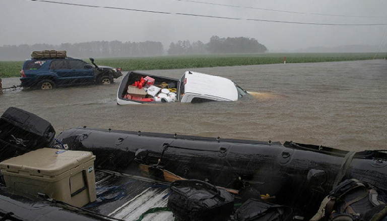 الفيضانات تهدد شرق الولايات المتحدة بسبب إعصار فلورنس