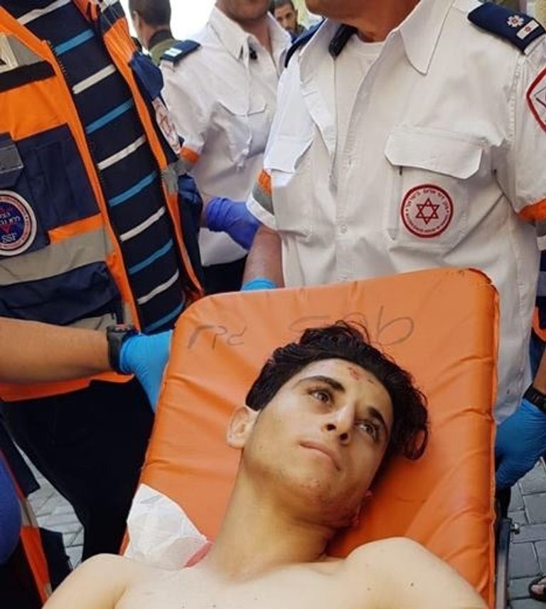 منفذ الهجوم حسب ما نشره الإعلام الإسرائليي صورة نشرتها وسائل إعلام إسرائيلية لموقع الحادث