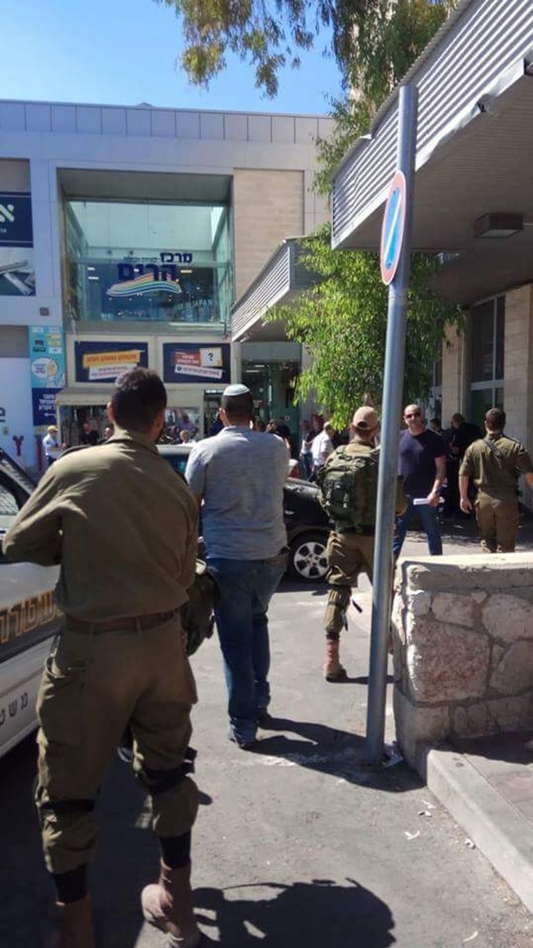 صورة نشرتها وسائل إعلام إسرائيلية لموقع الحادث