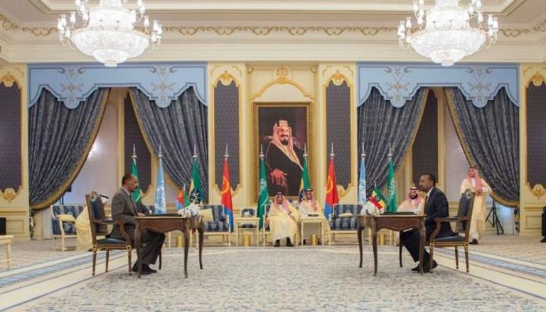 توقيع اتفاق السلام بين إثيوبيا وإريتريا في جدة