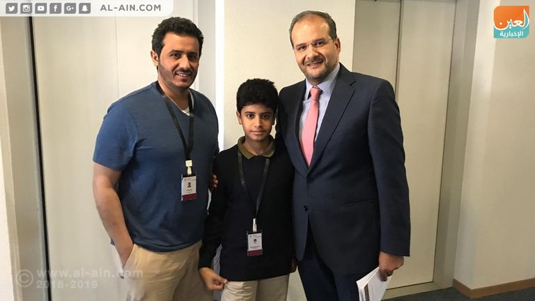 وفد من قبيلة الغفران في جنيف