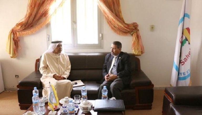 من لقاء السفير عيسى عبدالله الكلباني والجنرال محمد ولد محمد الزناكي