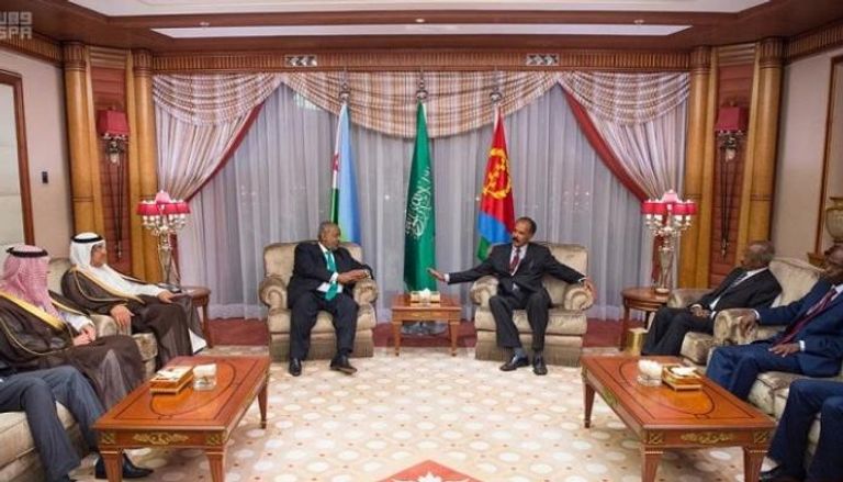 الاجتماع التاريخي بين الرئيس الإريتري ونظيره الجيبوتي في جدة