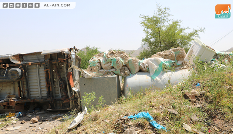 وسائل حماية في تعز من قناصة الحوثي