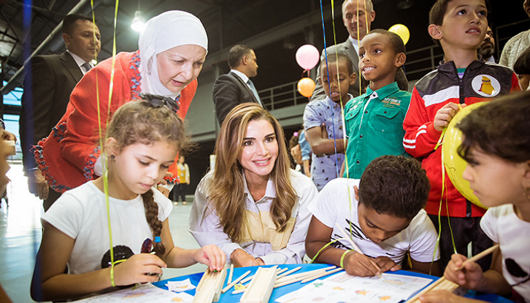إطلاق مهرجان "لوني بالوني" بحضور الملكة رانيا العبد الله