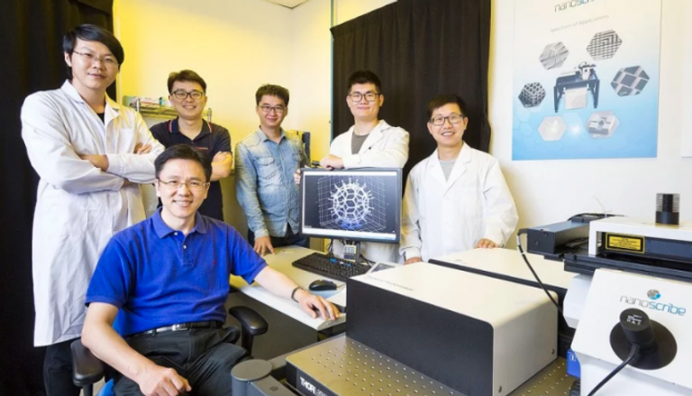 الفريق البحثي الصيني الذي طور الروبوت الجديد 