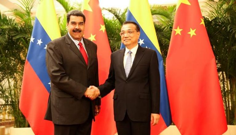 الرئيس الفنزويلي خلال زيارته الأخيرة للصين