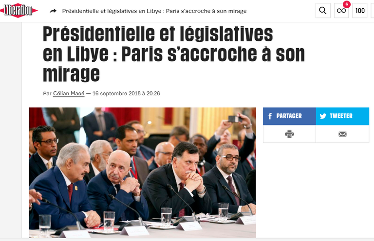 جانب من مؤتمر باريس للتسوية الليبية - أرشيفية