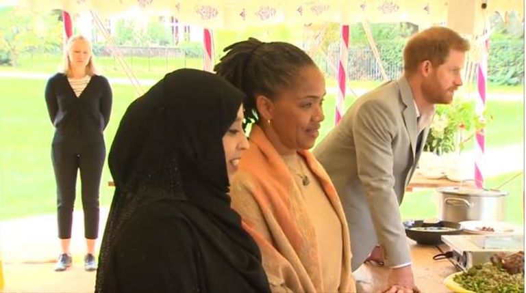 الأمير هاري وميجان ميركل ووالدتها