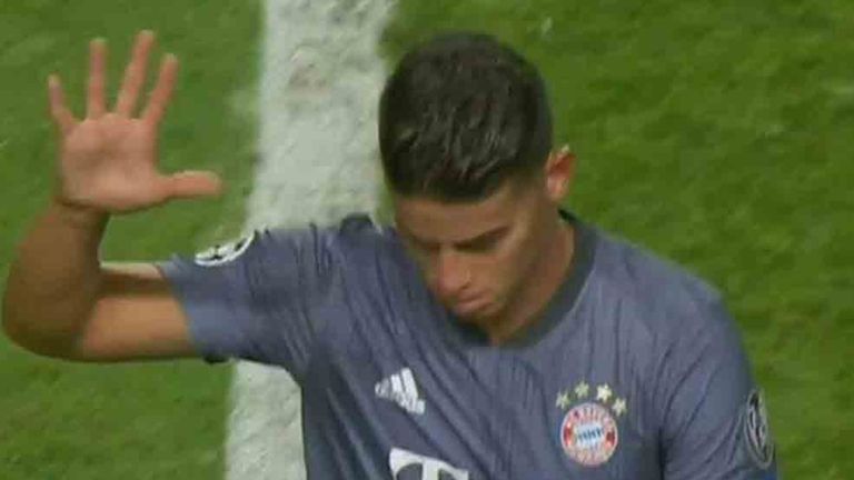 جيمس رودريجيز نجم بايرن ميونيخ جيمس رودريجيز لاعب بايرن ميونيخ