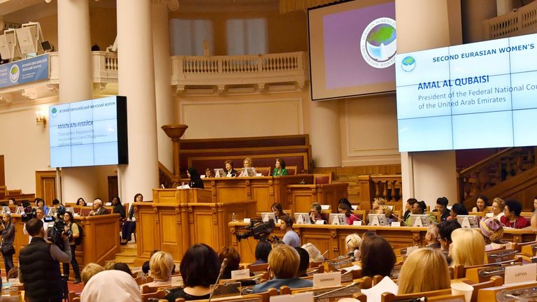 الدكتورة أمل عبدالله القبيسي رئيسة المجلس الوطني الاتحادي