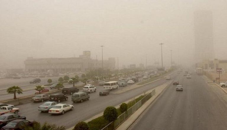 رياح نشطة مثيرة للأتربة والغبار في السعودية