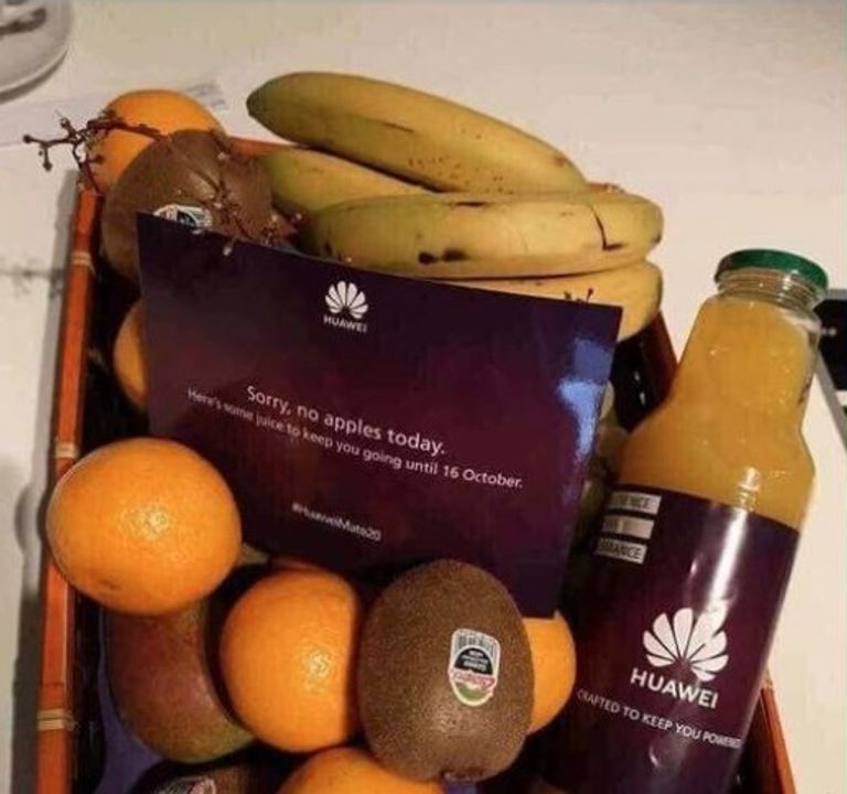 شعار شركة "هواوي" الصينية