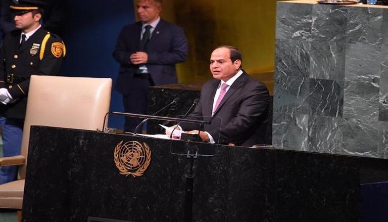 الرئيس المصري عبد الفتاح السيسي في الأمم المتحدة- أرشيفية