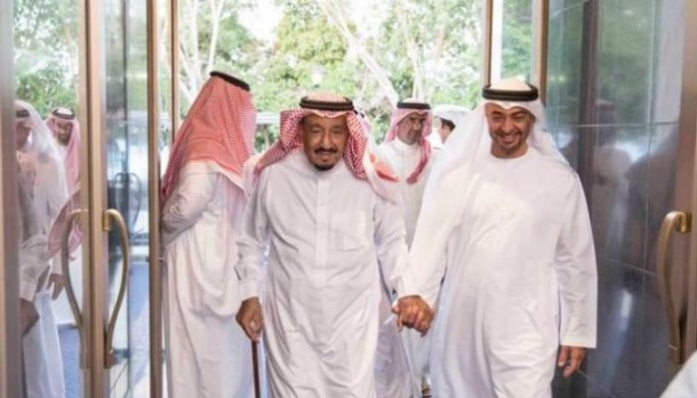 الملك سلمان بن عبدالعزيز والشيخ محمد بن زايد آل نهيان