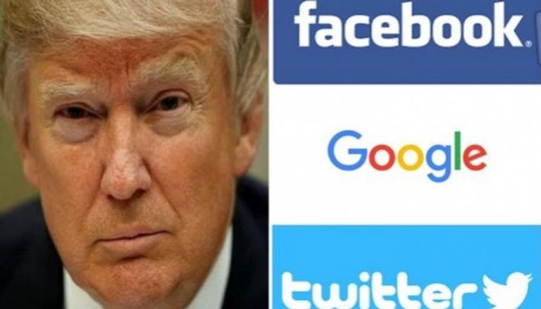 ترامب يعتزم التحقيق مع جوجل وفيسبوك وتويتر