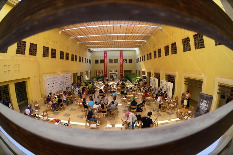 معرض ملصقات يوسف شاهين بمهرجان الجونة