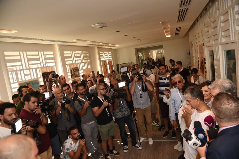 معرض ملصقات يوسف شاهين بمهرجان الجونة