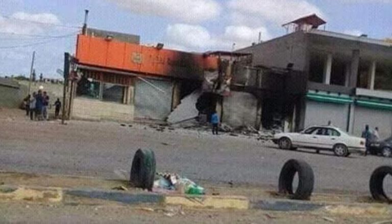 جانب من اشتباكات المليشيا في العاصمة الليبية 