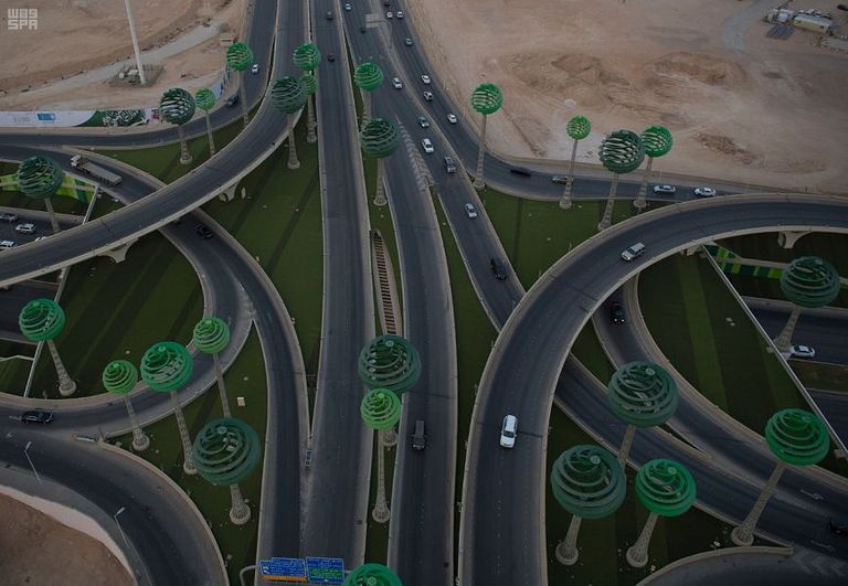 "الرياض" في أبهى صورها احتفاء باليوم الوطني الـ 88