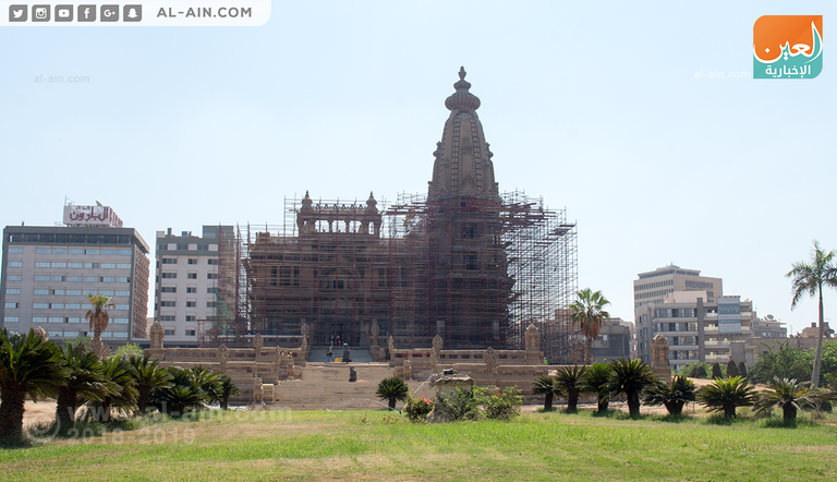 ترميم قصر البارون في مصر