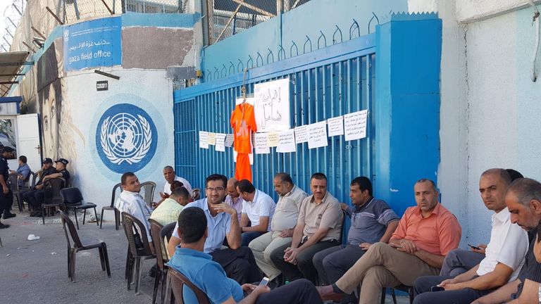 جانب من الإضراب