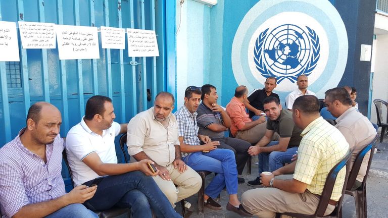 جانب من الإضراب