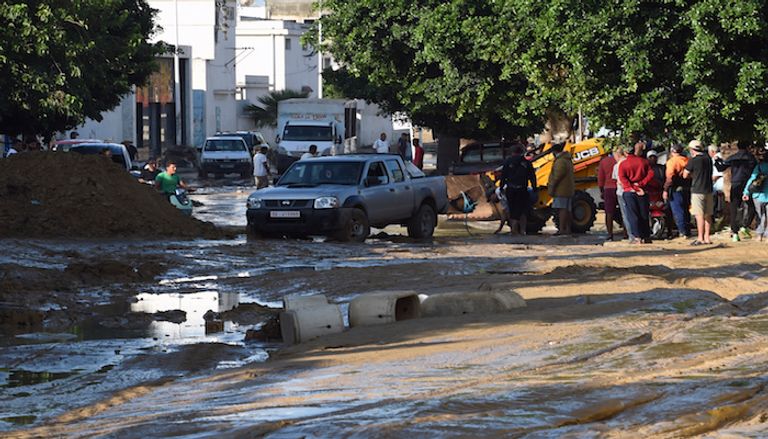 من فيضانات تونس