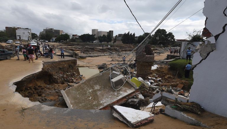 من فيضانات تونس