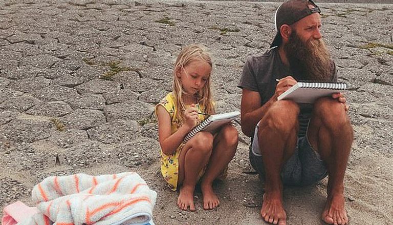 وليام مع ابنته