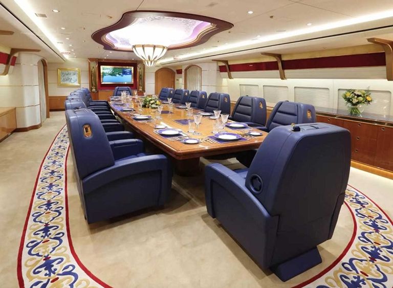 القصر الطائر من الداخل القصر الطائر الذي أهداه تميم لأردوغان